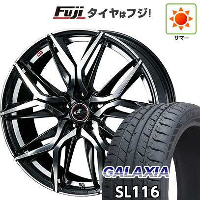 【新品国産車用5穴114.3】 夏タイヤ ホイール4本セット 245/30R20 ギャラクシア SL116(限定) WEDS ウェッズ レオニス LM 8.5J 20インチ(送料無料)｜フジコーポレーション 106,000円