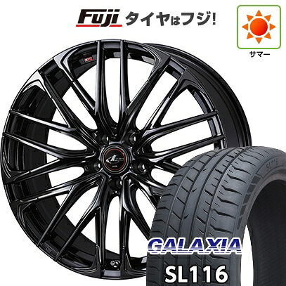 【新品国産車用5穴114.3】 夏タイヤ ホイール4本セット 255/45R20 ギャラクシア SL116(限定) WEDS ウェッズ レオニス SK 8.5J 20インチ(送料無料)
