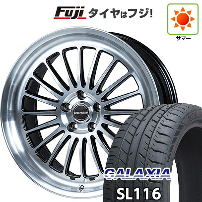 【新品国産車用5穴114.3】 夏タイヤ ホイール4本セット 245/40R21 ギャラクシア SL116(限定) モンツァ ジェクシス GF020 8.5J 21インチ(送料無料)
