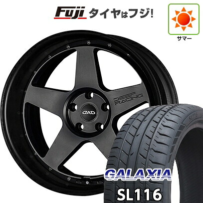 【新品国産車用5穴114.3】 夏タイヤ ホイール4本セット 245/30R20 ギャラクシア SL116(限定) ギャルソン ディープレーシング 8.5J 20インチ(送料無料)