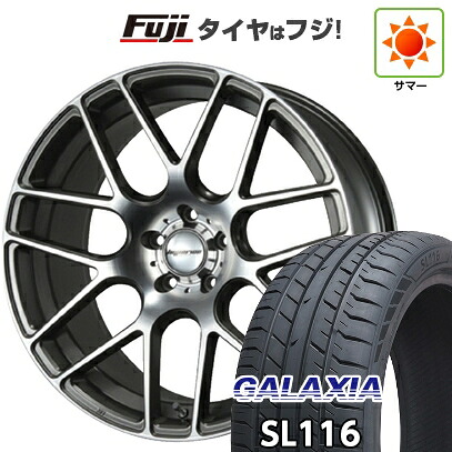 【新品国産車用5穴114.3】 夏タイヤ ホイール4本セット 255/45R20 ギャラクシア SL116(限定) MLJ ハイペリオン CVM 8.5J 20インチ(送料無料)