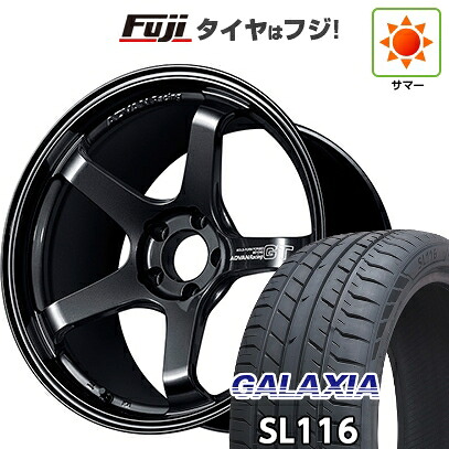 【新品国産車用5穴114.3】 夏タイヤ ホイール4本セット 225/40R19 ギャラクシア SL116(限定) ヨコハマ アドバンレーシング GT ビヨンド 8J 19インチ(送料無料)