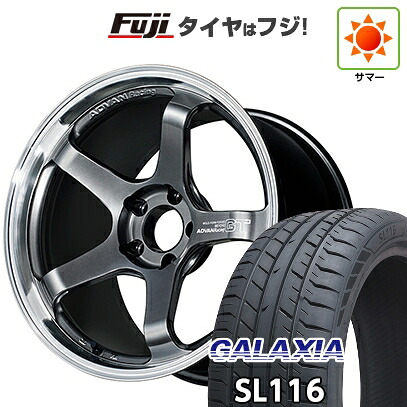 【新品国産車用5穴114.3】 夏タイヤ ホイール4本セット 225/40R19 ギャラクシア SL116(限定) ヨコハマ アドバンレーシング GT ビヨンド 9J 19インチ(送料無料)