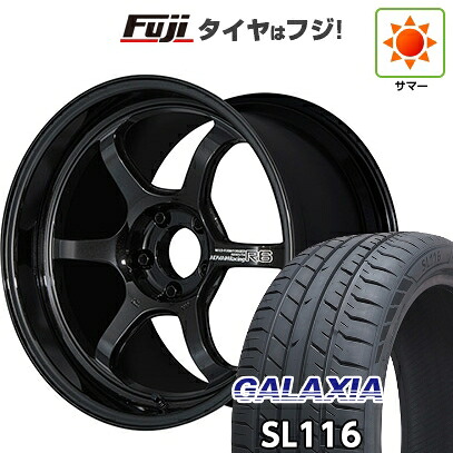 【新品国産車用5穴114.3】 夏タイヤ ホイール4本セット 245/30R20 ギャラクシア SL116(限定) ヨコハマ アドバンレーシング R6 8.5J 20インチ(送料無料)|フジコーポレーション