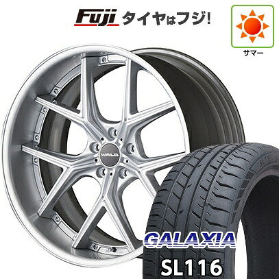【新品】レクサスNX 2021/11- 夏タイヤ ホイール4本セット 255/40R21 ギャラクシア SL116(限定) WALD ヴァルド イリマ 2P I12-C 8.5J 21インチ(送料無料)