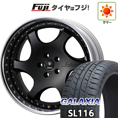 【新品国産車用5穴114.3】 夏タイヤ ホイール4本セット 245/30R20 ギャラクシア SL116(限定) WEDS ウェッズ クレンツェ バズレイア ID 8.5J 20インチ(送料無料)｜フジコーポレーション