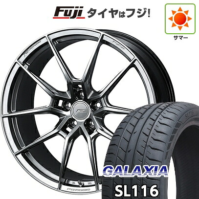 【新品国産車用5穴114.3】 夏タイヤ ホイール4本セット 245/40R21 ギャラクシア SL116(限定) WEDS ウェッズ F-ZERO FZ-6 9J 21インチ(送料無料)