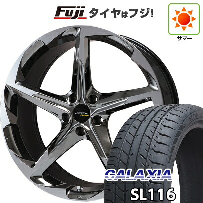 【新品】40系アルファード/ヴェルファイア用 夏タイヤ ホイール4本セット 245/40R21 ギャラクシア SL116(限定) ACE AAF ブリエ FORGED SBCポリッシュ(平座) 8.5J 21インチ(送料無料)