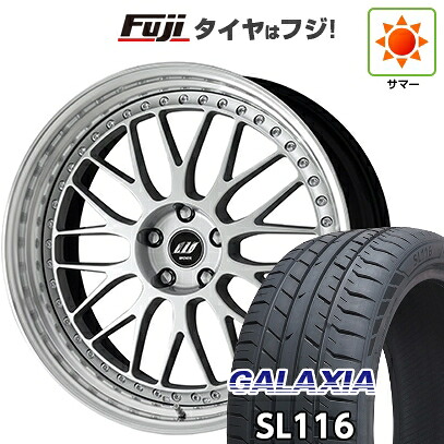 【新品国産車用5穴114.3】 夏タイヤ ホイール4本セット 225/40R19 ギャラクシア SL116(限定) WORK ワーク ジスタンス W10M 8J 19インチ(送料無料)