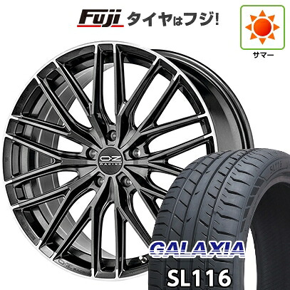【新品国産車用5穴114.3】 夏タイヤ ホイール4本セット 225/40R19 ギャラクシア SL116(限定) OZ グランツーリズモ HLT 8.5J 19インチ(送料無料)