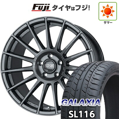 【新品国産車用5穴114.3】 夏タイヤ ホイール4本セット 255/45R20 ギャラクシア SL116(限定) OZ スーパーツーリズモ ダカール 8.5J 20インチ(送料無料) 210,050円