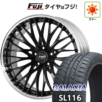【新品】40系アルファード/ヴェルファイア用 夏タイヤ ホイール4本セット 245/40R21 ギャラクシア SL116(限定) TWS エクスパー EX-fL Exe レクサス車専用 9J 21インチ(送料無料)