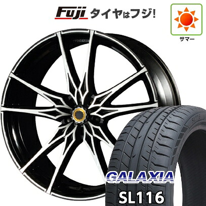 【新品国産車用5穴114.3】 夏タイヤ ホイール4本セット 245/30R20 ギャラクシア SL116(限定) エムズスピード ジュノウ ライジング【限定】 8.5J 20インチ(送料無料)｜フジコーポレーション