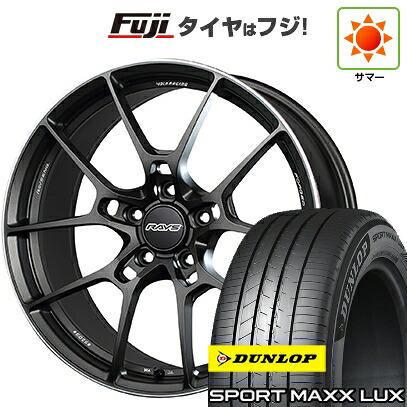 【パンク保証付き】【新品】40系アルファード/ヴェルファイア用 夏タイヤ ホイール4本セット 245/45R20 ダンロップ スポーツMAXX LUX RAYS レイズ ボルクレーシング G025 8.5J 20インチ(送料無料)|フジコーポレーション