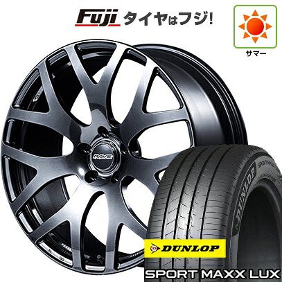 【パンク保証付き】【新品】40系アルファード/ヴェルファイア用 夏タイヤ ホイール4本セット 225/55R19 ダンロップ スポーツMAXX LUX RAYS レイズ VMF S-01 8J 19インチ(送料無料)