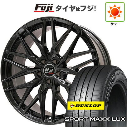 【パンク保証付き】【新品】40系アルファード/ヴェルファイア用 夏タイヤ ホイール4本セット 245/45R20 ダンロップ スポーツMAXX LUX MSW by OZ Racing MSW 50(グロスブラック) 8.5J 20インチ(送料無料)|フジコーポレーション