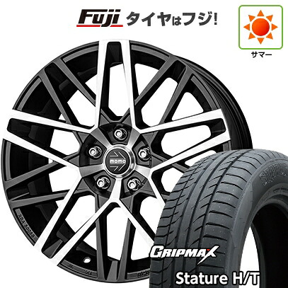 【新品国産車用5穴114.3】 夏タイヤ ホイール4本セット 225/60R18 グリップマックス スタチャー H/T BSW（限定） モモ アベンジャー 8J 18インチ(送料無料)｜フジコーポレーション