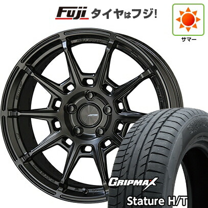 【新品国産車用5穴114.3】 夏タイヤ ホイール4本セット 235/50R18 グリップマックス スタチャー H/T BSW(限定) 共豊 ガレルナ レフィーノ 8.5J 18インチ(送料無料)|フジコーポレーション