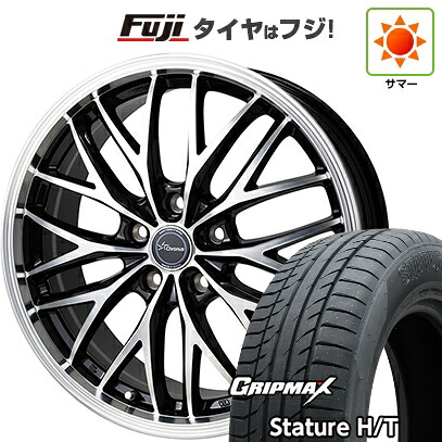 【新品国産車用5穴114.3】 夏タイヤ ホイール4本セット 235/55R19 グリップマックス スタチャー H/T BSW（限定） ホットスタッフ クロノス CH-113 7J 19インチ(送料無料)｜フジコーポレーション