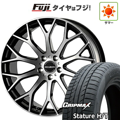 【新品国産車用5穴114.3】 夏タイヤ ホイール4本セット 235/50R18 グリップマックス スタチャー H/T BSW（限定） コスミック ヴェネルディ シャロン 7.5J 18インチ(送料無料)