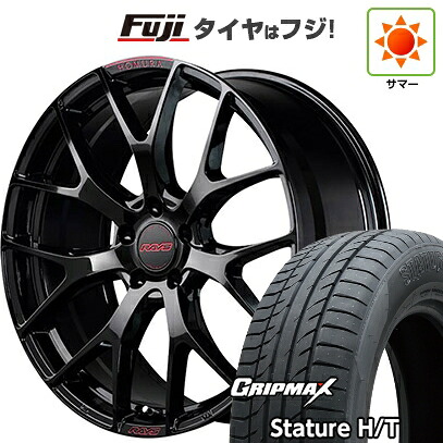 【新品国産車用5穴114.3】 夏タイヤ ホイール4本セット 235/50R18 グリップマックス スタチャー H/T BSW(限定) RAYS レイズ ホムラ 2X7FT SPEC-M 7.5J 18インチ(送料無料)|フジコーポレーション