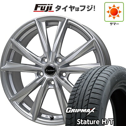 【新品国産車用5穴114.3】 夏タイヤ ホイール4本セット 235/55R19 グリップマックス スタチャー H/T BSW（限定） ホットスタッフ エクスターST 7J 19インチ(送料無料)