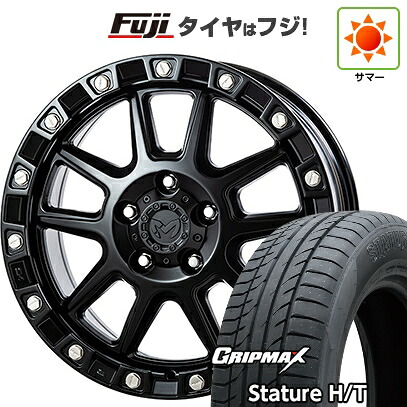 【新品国産車用5穴114.3】 夏タイヤ ホイール4本セット 225/55R18 グリップマックス スタチャー H/T BSW（限定） トライスター MKW M205 JP Spec 8J 18インチ(送料無料)