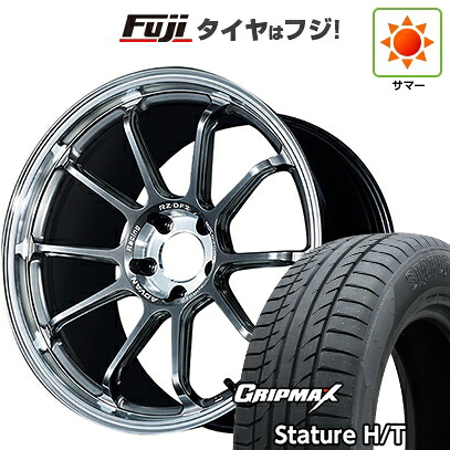 【新品国産車用5穴114.3】 夏タイヤ ホイール4本セット 235/55R19 グリップマックス スタチャー H/T BSW（限定） ヨコハマ アドバンレーシング RZ-DF2 8.5J 19インチ(送料無料)