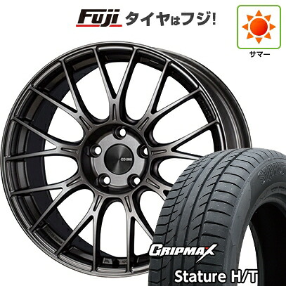 【新品国産車用5穴114.3】 夏タイヤ ホイール4本セット 235/50R18 グリップマックス スタチャー H/T BSW（限定） ENKEI エンケイ PerformanceLine PFM1 8.5J 18インチ(送料無料)