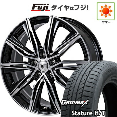 【新品国産車用5穴114.3】 夏タイヤ ホイール4本セット 225/65R17 グリップマックス スタチャー H/T BSW（限定） モンツァ JPスタイル MJ-X 7J 17インチ(送料無料)