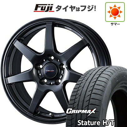 【新品国産車用5穴114.3】 夏タイヤ ホイール4本セット 225/60R18 グリップマックス スタチャー H/T BSW(限定) WEDS ウェッズ ヴェルバ ワンダー 8J 18インチ(送料無料)|フジコーポレーション