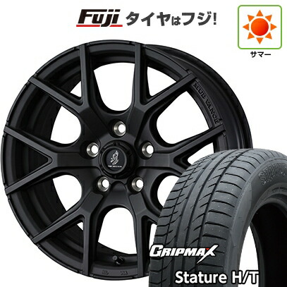 【新品国産車用5穴114.3】 夏タイヤ ホイール4本セット 225/60R18 グリップマックス スタチャー H/T BSW（限定） WEDS ウェッズアドベンチャー マッドヴァンス SD 7.5J 18インチ(送料無料)