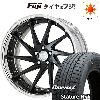 【新品国産車用5穴114.3】 夏タイヤ ホイール4本セット 235/55R19 グリップマックス スタチャー H/T BSW（限定） WORK ワーク グノーシスCV CVS 7.5J 19インチ(送料無料)