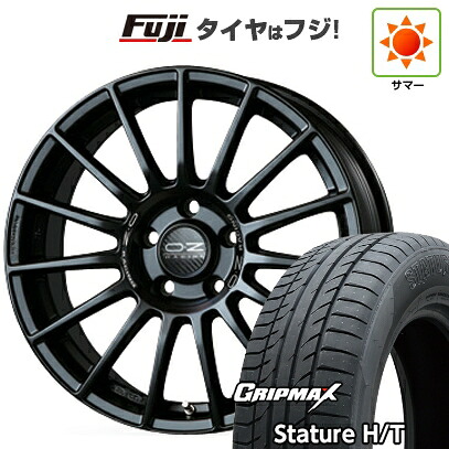 【新品国産車用5穴114.3】 夏タイヤ ホイール4本セット 235/50R18 グリップマックス スタチャー H/T BSW(限定) OZ スーパーツーリズモ LM 8J 18インチ(送料無料)|フジコーポレーション
