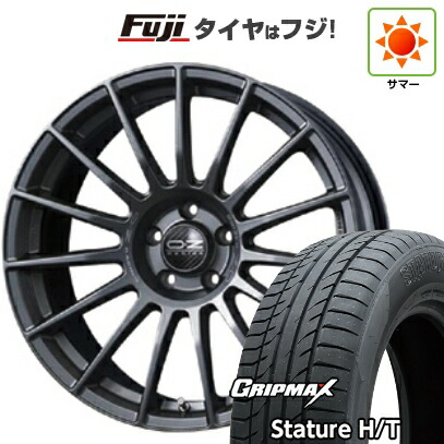 【新品国産車用5穴114.3】 夏タイヤ ホイール4本セット 235/50R18 グリップマックス スタチャー H/T BSW(限定) OZ スーパーツーリズモ LM 8J 18インチ(送料無料)|フジコーポレーション