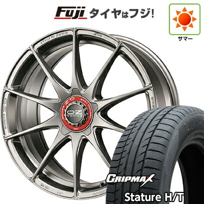 【新品国産車用5穴100】 夏タイヤ ホイール4本セット 225/55R18 グリップマックス スタチャー H/T BSW（限定） OZ フォーミュラHLT 8J 18インチ(送料無料)