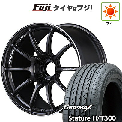 【新品国産車用5穴114.3】 夏タイヤ ホイール4本セット 235/55R19 グリップマックス スタチャー H/T300 BSW（限定） ヨコハマ アドバンレーシング RSIII 9J 19インチ(送料無料)