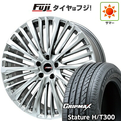 【新品国産車用5穴114.3】 夏タイヤ ホイール4本セット 235/55R19 グリップマックス スタチャー H/T300 BSW（限定） プレミックス MER-X(平座ナット) 6.5J 19インチ(送料無料)