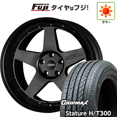 【新品国産車用5穴114.3】 夏タイヤ ホイール4本セット 235/55R20 グリップマックス スタチャー H/T300 BSW（限定） ギャルソン ディープレーシング 8.5J 20インチ(送料無料)