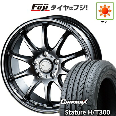 【新品国産車用5穴114.3】 夏タイヤ ホイール4本セット 235/55R18 グリップマックス スタチャー H/T300 BSW（限定） ビッグウエイ BWスポーツ ZT10 7.5J 18インチ(送料無料)