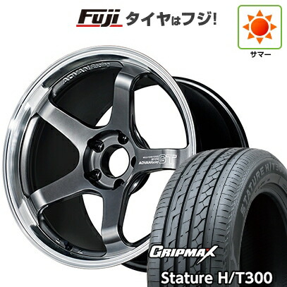 【新品国産車用5穴114.3】 夏タイヤ ホイール4本セット 235/55R19 グリップマックス スタチャー H/T300 BSW（限定） ヨコハマ アドバンレーシング GT ビヨンド 9J 19インチ(送料無料)
