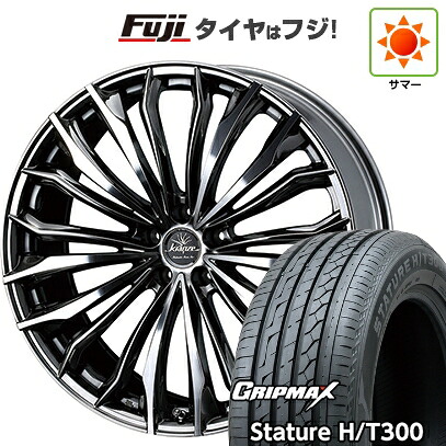 【新品国産車用5穴114.3】 夏タイヤ ホイール4本セット 235/55R19 グリップマックス スタチャー H/T300 BSW（限定） WEDS ウェッズ クレンツェ フェルゼン 358EVO 8J 19インチ(送料無料)