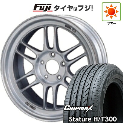 【新品国産車用5穴114.3】 夏タイヤ ホイール4本セット 235/55R18 グリップマックス スタチャー H/T300 BSW（限定） ENKEI エンケイ Racing RP-F1 7.5J 18インチ(送料無料)