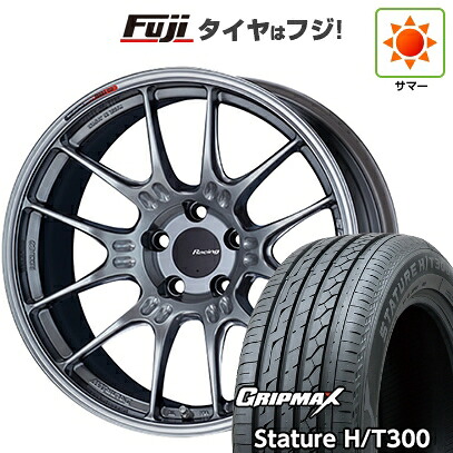【新品国産車用5穴114.3】 夏タイヤ ホイール4本セット 235/55R19 グリップマックス スタチャー H/T300 BSW（限定） ENKEI エンケイ Racing GTC02 8J 19インチ(送料無料)