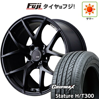 【新品国産車用5穴114.3】 夏タイヤ ホイール4本セット 225/55R18 グリップマックス スタチャー H/T300 BSW（限定） SSR GT GTV03 8J 18インチ(送料無料)