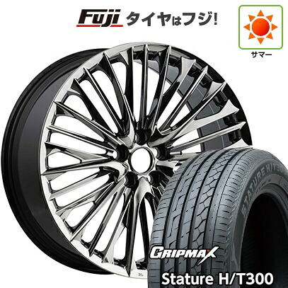 【新品国産車用5穴114.3】 夏タイヤ ホイール4本セット 235/55R20 グリップマックス スタチャー H/T300 BSW（限定） WALD ヴァルド ジェニュインライン F-001 8.5J 20インチ(送料無料)｜フジコーポレーション