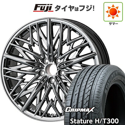 【新品国産車用5穴114.3】 夏タイヤ ホイール4本セット 235/55R20 グリップマックス スタチャー H/T300 BSW（限定） WALD ヴァルド ジェニュインライン M-001 8J 20インチ(送料無料)