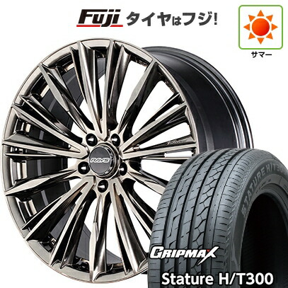 【新品国産車用5穴114.3】 夏タイヤ ホイール4本セット 235/55R20 グリップマックス スタチャー H/T300 BSW（限定） RAYS レイズ ベルサス クラフトコレクション ヴォウジェ LIMITED (GG) 8.5J 20インチ(送料無料)