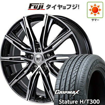 【新品国産車用5穴114.3】 夏タイヤ ホイール4本セット 225/55R18 グリップマックス スタチャー H/T300 BSW（限定） モンツァ JPスタイル MJ-X 7.5J 18インチ(送料無料)｜フジコーポレーション