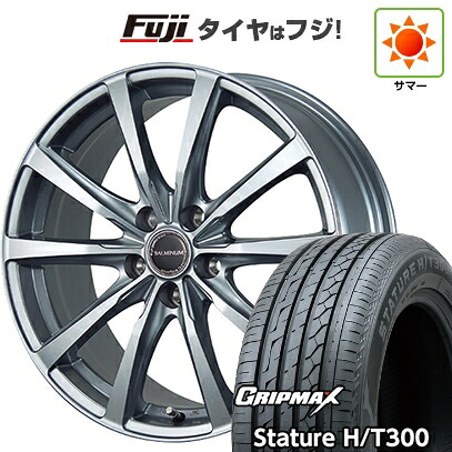 【新品国産車用5穴114.3】 夏タイヤ ホイール4本セット 225/55R19 グリップマックス スタチャー H/T300 BSW(限定2024年製) ブリヂストン バルミナ LS10 トヨタ･レクサス車専用 6.5J 19インチ(送料無料)